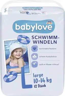 dm Babylove Schwimmwindeln Angebot