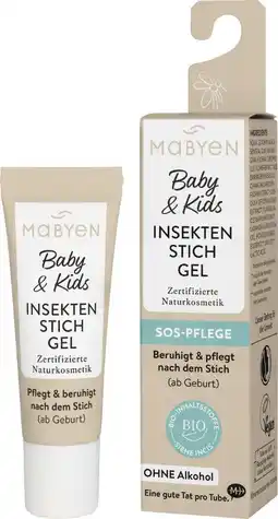 dm Mabyen Kids Baby & Insektenstich Gel Angebot
