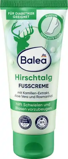 dm Balea Hirschtalg Fußcreme Angebot