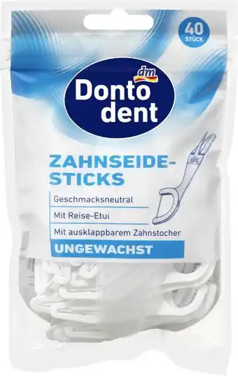 dm Dontodent Zahnseide-Sticks Angebot