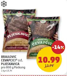 PENNY Brajlovic cevapcici od. pljeskavica Angebot