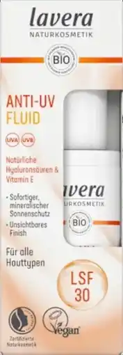 dm Lavera Gesichtsfluid Anti UV mit LSF 30 Angebot