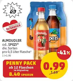 PENNY Almdudler od. spezi Angebot