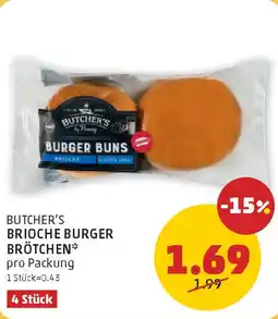 PENNY Butcher's brioche burger brötchen Angebot