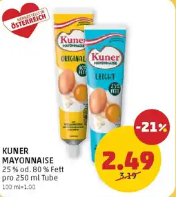 PENNY Kuner mayonnaise Angebot