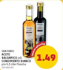PENNY San fabio aceto balsamico od. condimento bianco Angebot