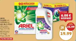 PENNY Ariel pulver od. flüssig od. all-in-1-pods Angebot