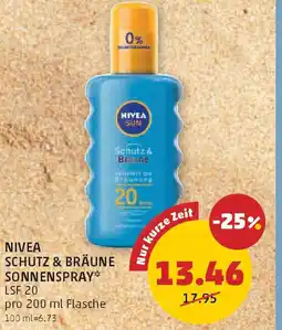 PENNY Nivea schutz & bräune sonnenspray Angebot