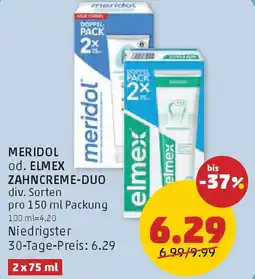 PENNY Meridol od. elmex zahncreme duo Angebot