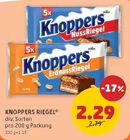 PENNY Knoppers riegel Angebot