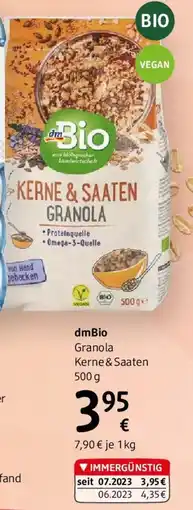dm dmBio Granola Kerne & Saaten Angebot