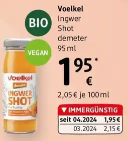 dm Voelkel Ingwer Shot demeter Angebot