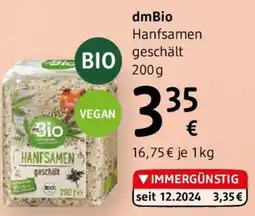 dm dmBio Hanfsamen geschält Angebot