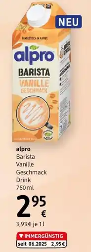 dm alpro Barista Vanille Geschmack Drink Angebot