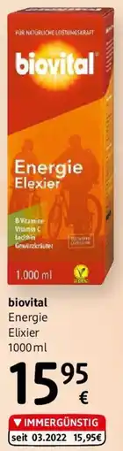dm biovital Energie Elixier Angebot