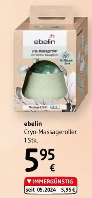 dm ebelin Cryo Massageroller Angebot