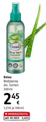 dm Balea Bodyspray div. Sorten Angebot