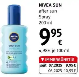 dm NIVEA SUN after sun Spray Angebot