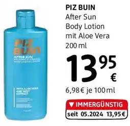 dm Piz buin After Sun Body Lotion mit Aloe Vera Angebot