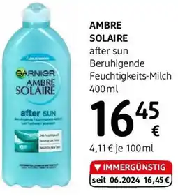 dm Ambre solaire after sun Beruhigende Feuchtigkeits Milch Angebot