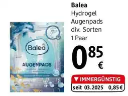 dm Balea Hydrogel Augenpads div. Sorten 1 Paar Angebot