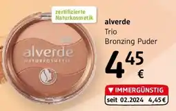 dm alverde Trio Bronzing Puder Angebot