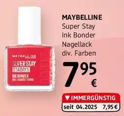 dm Maybelline Super Stay Ink Bonder Nagellack div. Farben Angebot