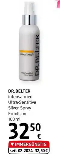 dm DR.BELTER intensa-med Ultra-Sensitive Silver Spray Emulsion Angebot