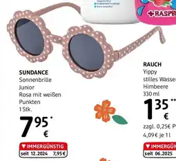 dm SUNDANCE Sonnenbrille Junior Rosa mit weißen Punkten Angebot