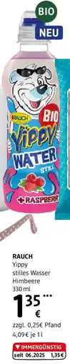 dm Rauch Yippy stilles Wasser Himbeere Angebot