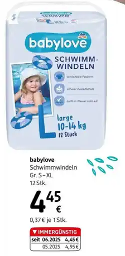 dm babylove Schwimmwindeln Angebot