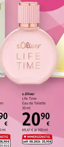 dm s.Oliver Life Time Eau de Toilette Angebot