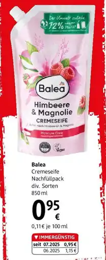 dm Balea Cremeseife Nachfüllpack div. Sorten Angebot
