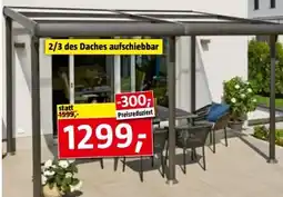 Bauhaus sunfun Anstell-Cabrio-Pavillon Sera Angebot