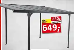 Bauhaus sunfun Anstellpavillon Zypern Angebot