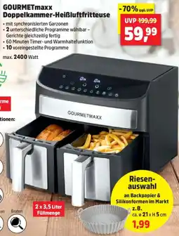 Thomas Philipps GOURMETmaxx Doppelkammer Heißluftfritteuse Angebot