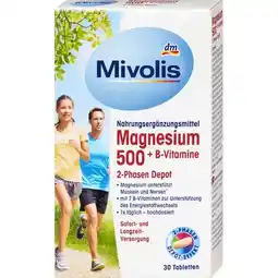 dm Magnesium 500 + B-Vitamine 2-Phasen Depot Tabletten dm Angebot