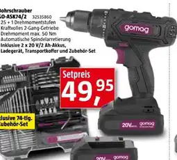 Bauhaus Gomag Bohrschrauber GO-ASK74-2 Angebot