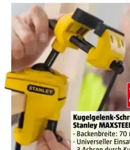Bauhaus Stanley Kugelgelenk-Schraubstock Maxsteel Angebot