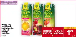 Billa Happy Day Apfelsäfte, Multivitamin- säfte od. Orange Sunshine Angebot