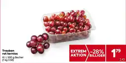 Billa Trauben rot kernlos Angebot
