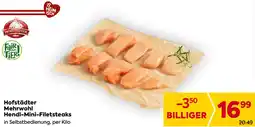 Billa Hofstädter Mehrwohl Hendl Mini Filetsteaks Angebot