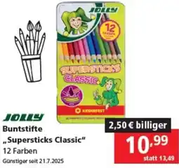 Pagro Diskont JOLLY Buntstifte Supersticks Classic Angebot