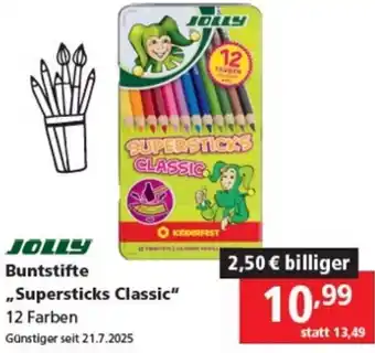 Pagro Diskont JOLLY Buntstifte Supersticks Classic Angebot