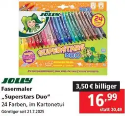 Pagro Diskont JOLLY Fasermaler Superstars Duo Angebot