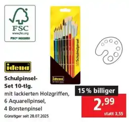 Pagro Diskont Schulmolpinsel Set 10-tlg. Angebot
