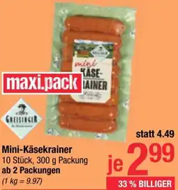 Maximarkt Mini-Käsekrainer Angebot