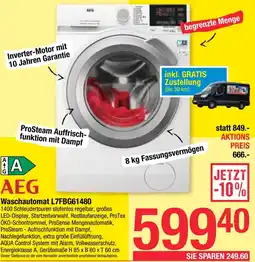 Maximarkt AEG Waschautomat Angebot