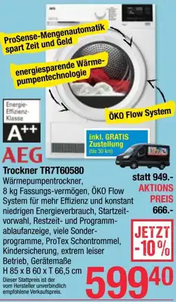 Maximarkt AEG Trockner Angebot
