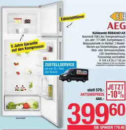 Maximarkt AEG Kühlkombi Angebot